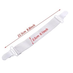 4 Pcs A Set White Bed Sheet Non-slip Fasteners,